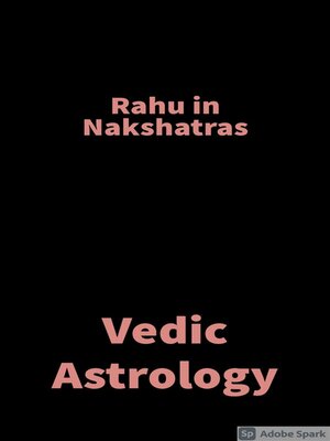 cover image of Rahu in Nakshatras